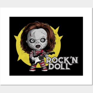 CHUCKY DOLL ROCK BAND T-Shirt Posters and Art